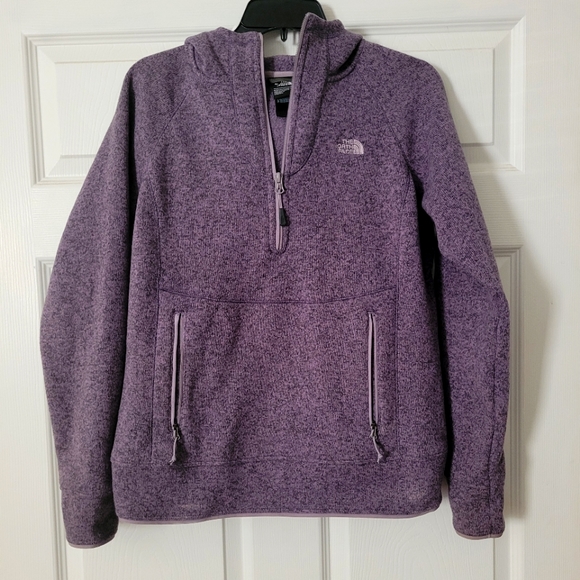 The North Face Sweaters - Women Size Medium The North Face 1/2 Zip Pullover Fleece Sweater Color Purple